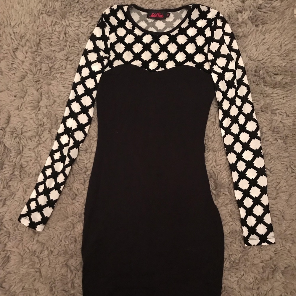 Graphic mini dress